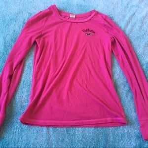 Pink Hollister Long sleeve Tee